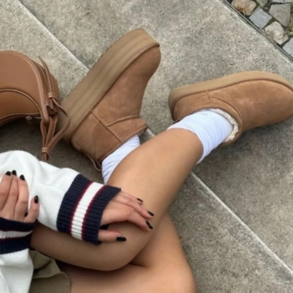 UGG Ultra Mini Platform Boots Chestnut